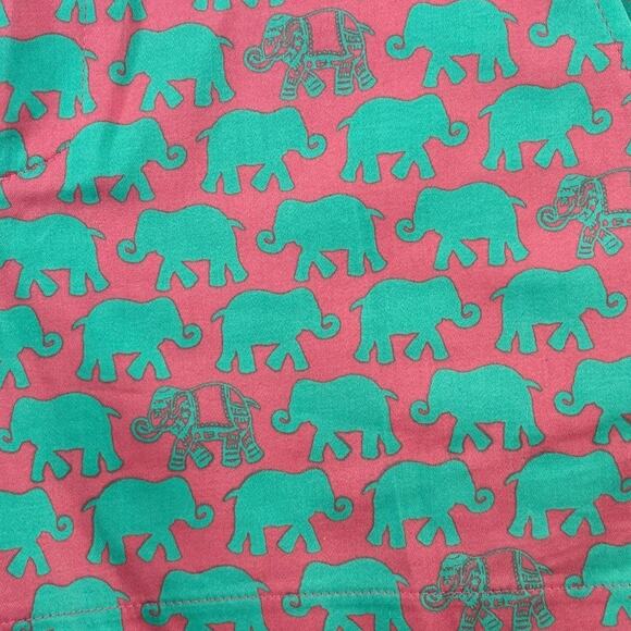 Tracy Negoshian Coral Green Elephant Shorts Size 6 - Picture 3 of 5